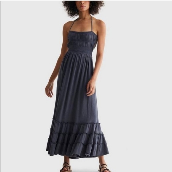 Lucky Brand Apricot Boho knit maxi dress size XL - Picture 12 of 12